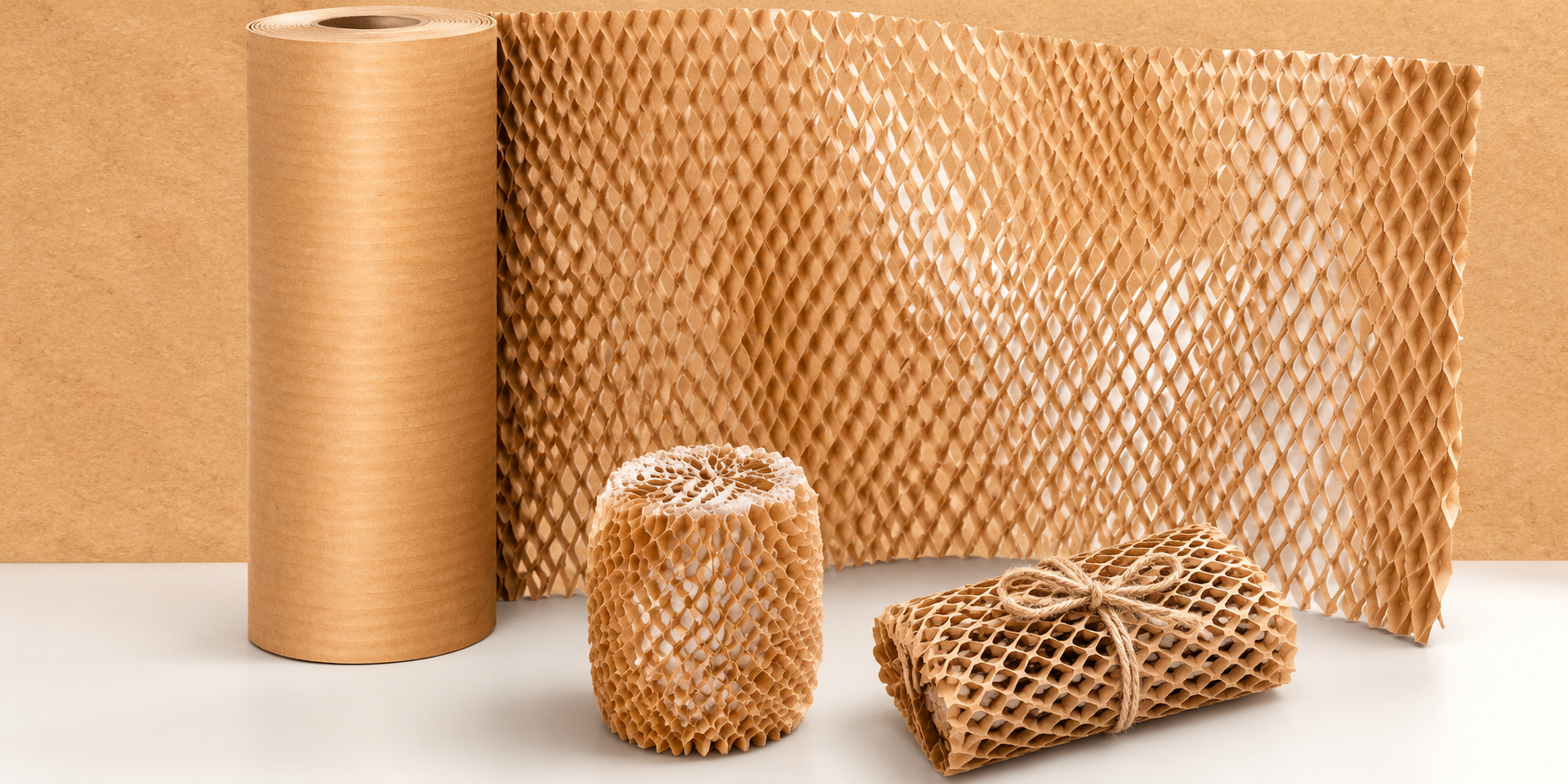 Paper Honeycomb Wrapping Rolls