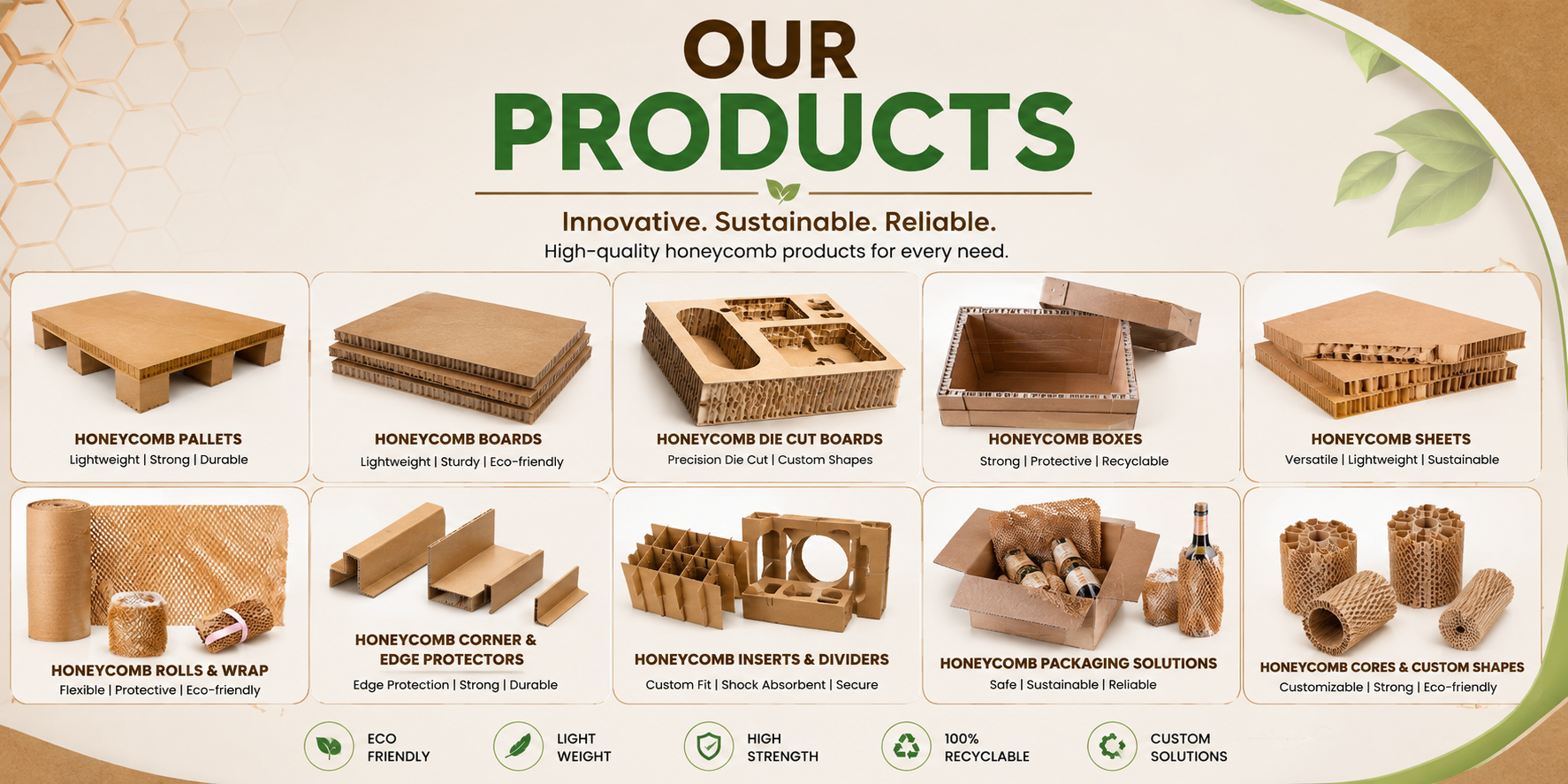 Paper Honeycomb Boxes - Heavy Duty Export Packaging